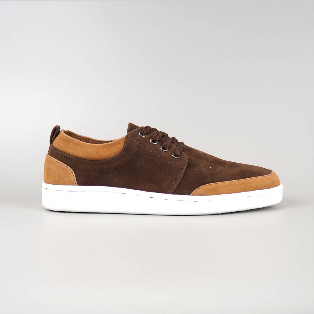 Flip Brown | Sepatu Kets Sporty Santai Kasual Laki Pria Cowok Sneakers Footwear Ori | FORIND x GDNS