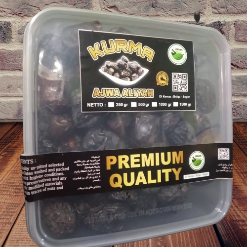 

Kurma Ajwa Premium Aliyah Original 1kg Dijamin Original 100%