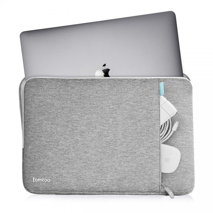 TAS LAPTOP SLEEVE CASE MACBOOK AIR/PRO TOMTOC A13-B01G 12 INCH GREY ORIGINAL