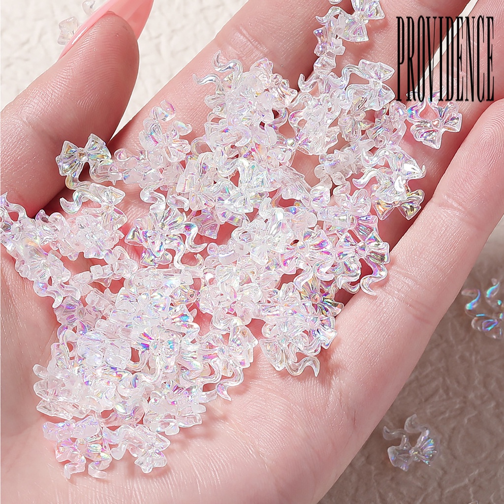 Providence 50 Pcs Ornamen Pita 3D Ringan Untuk Dekorasi Manicure / Nail Art DIY