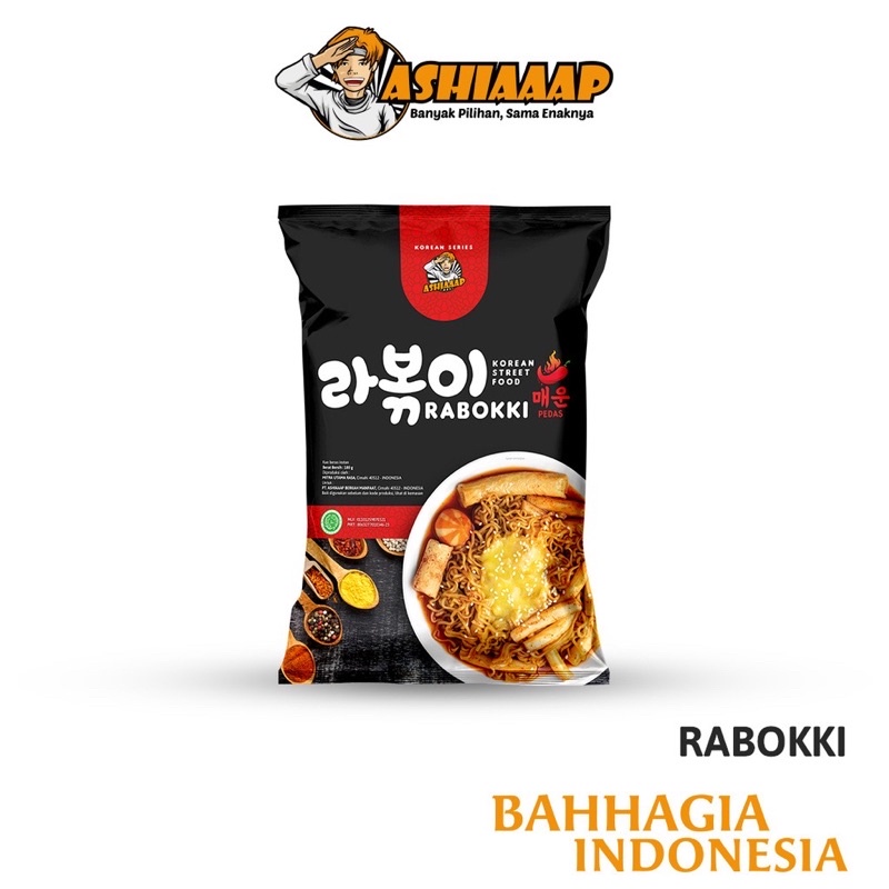 

Ashiaaap Rabokki - Ramen Topokki HALAL (180gr) / Tteokbokki Instant Toppoki Tokpoki Topoki Pedas