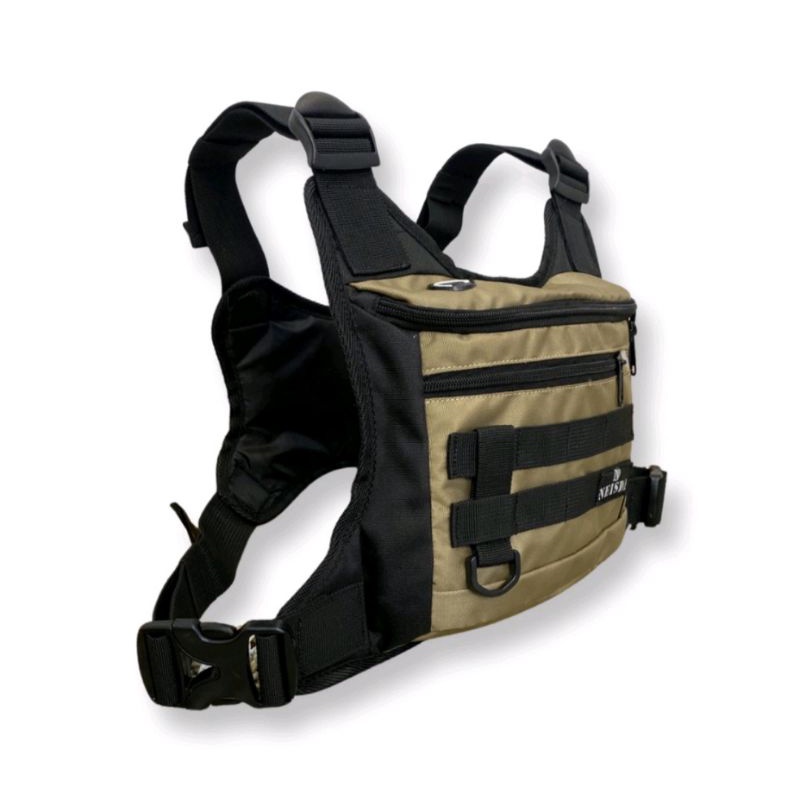 Tas dada tactical pria neisda mercury black-cream original premium