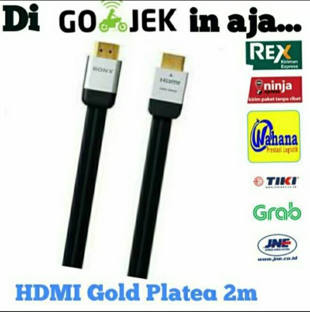 Kabel HDMI SONY panjang 2 Meter original product Gold plated