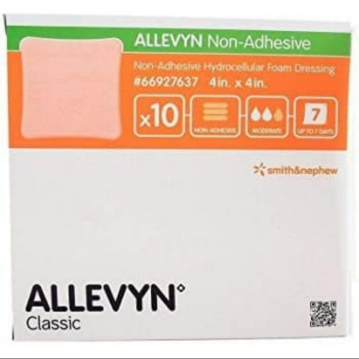 ALLEVYN NON ADHESIVE 10CM X 10CM
