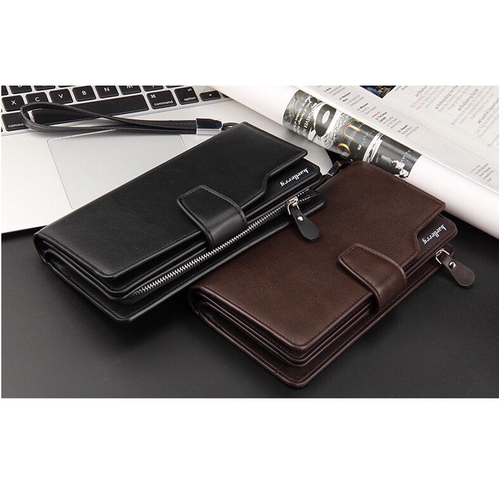 Dompet Panjang Kulit Dompet Tebal Pria Wanita Baellerry 1063