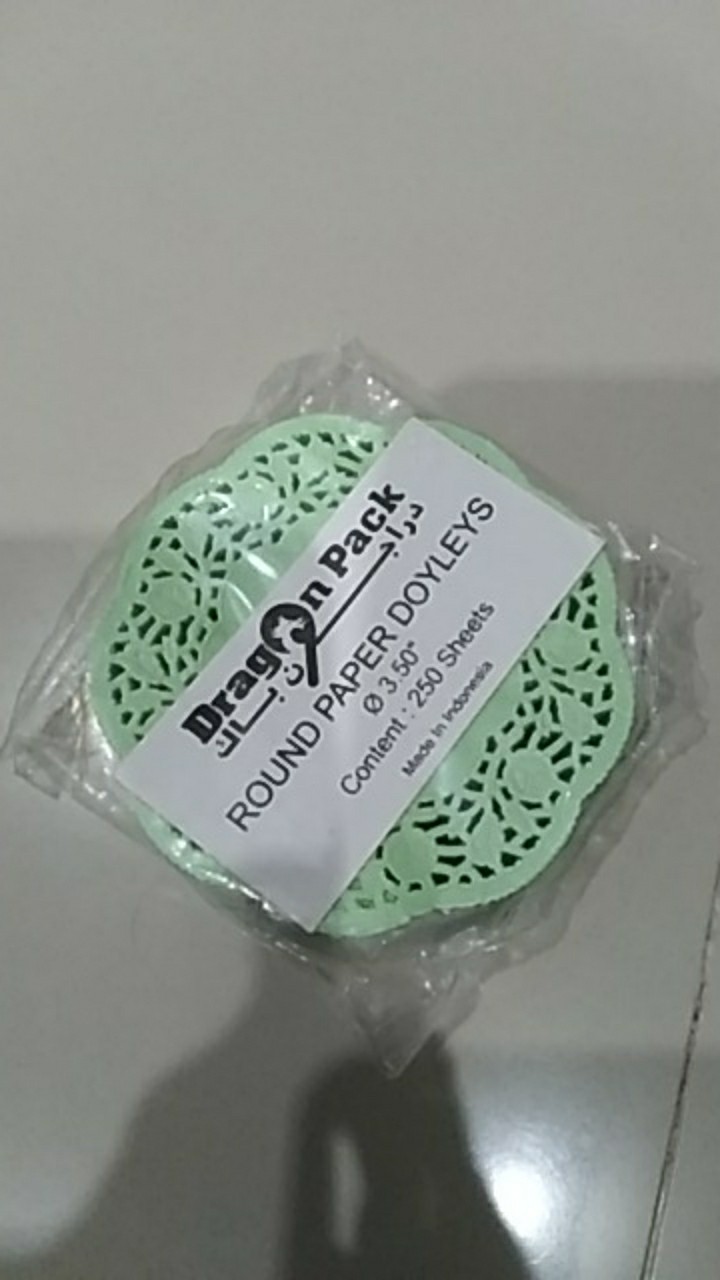 Doilies Paper 3.5” Warna Kertas Doyleys Alas Renda 3,5”/9cm Isi 250 Lembar