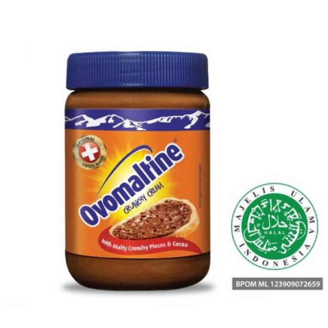 

Ovomaltine Crunchy Cream 680gr / Selai Krim Cokelat Renyah 680 Gram Olesan Roti Kue Martabak