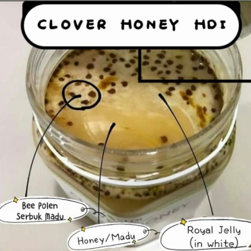 Clover Honey HDI Madu 500 gr
