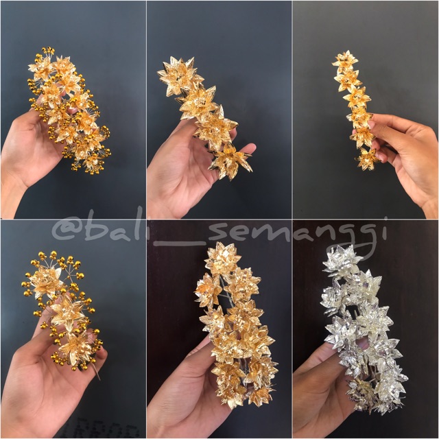 semanggi bali model tunjung hiasan rambut