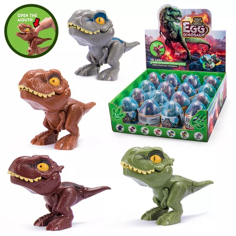 Mainan Snap Squad Dinosaurus T-rex Velociraptor Hiu/surprise egg dino jurassic World