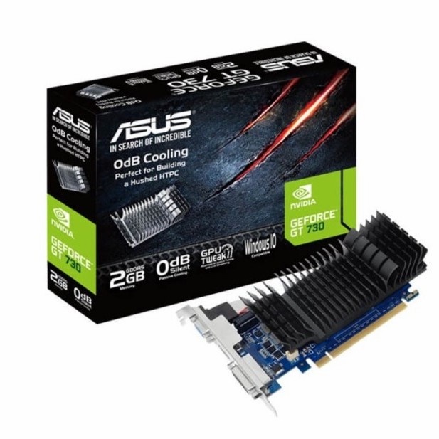 ASUS GT 730 2GB SL BRK DDR5 64bit GT730 VGA NVIDIA Resmi 3 Tahun HDMI