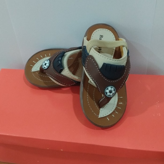 Sepatu Anak - Sepatu Baby Wang Remy Brown - Sepatu Sandal Bayi