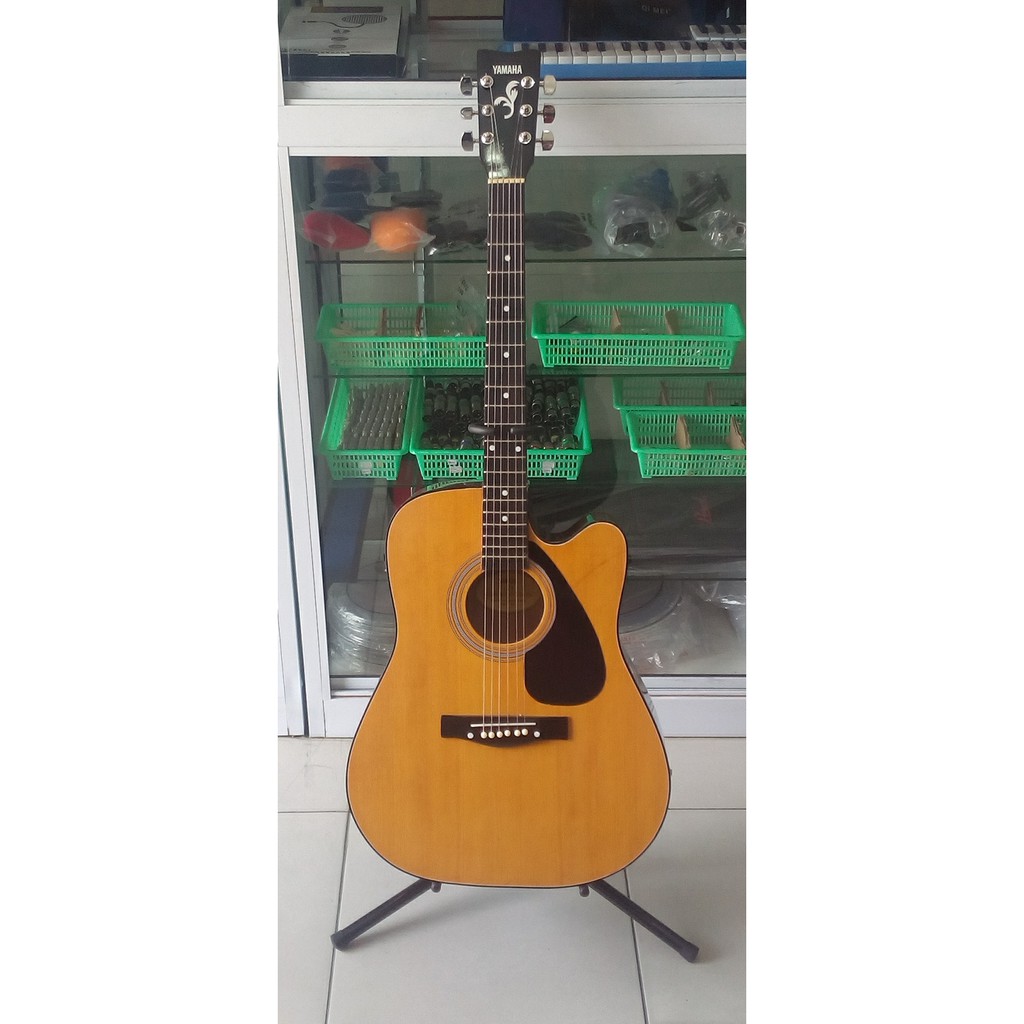Jual Gitar Akustik Elektrik Yamaha 370 Suara Berkualitas Harga Murah Shopee Indonesia
