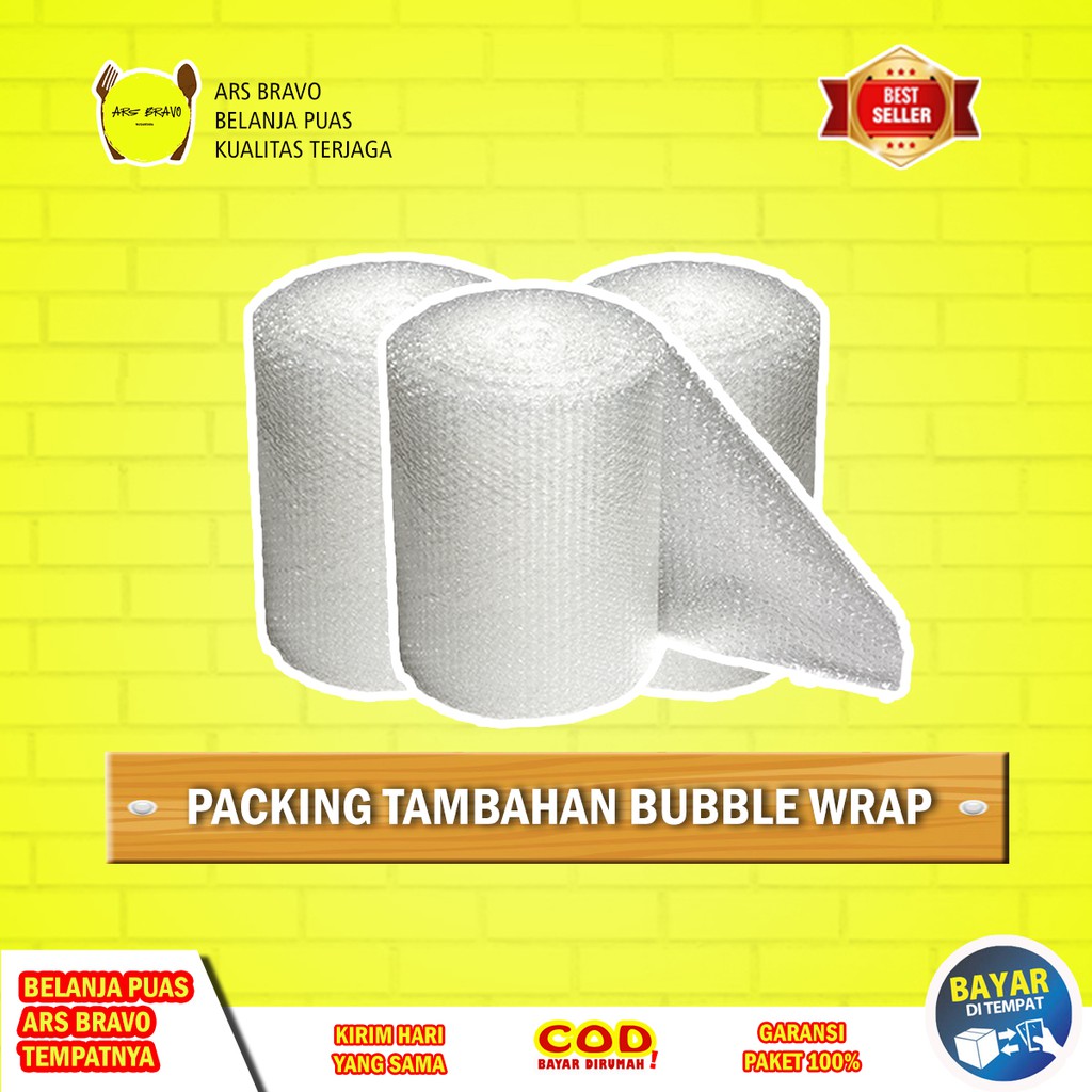 Packing Tambahan ( BUBBLE WRAP )