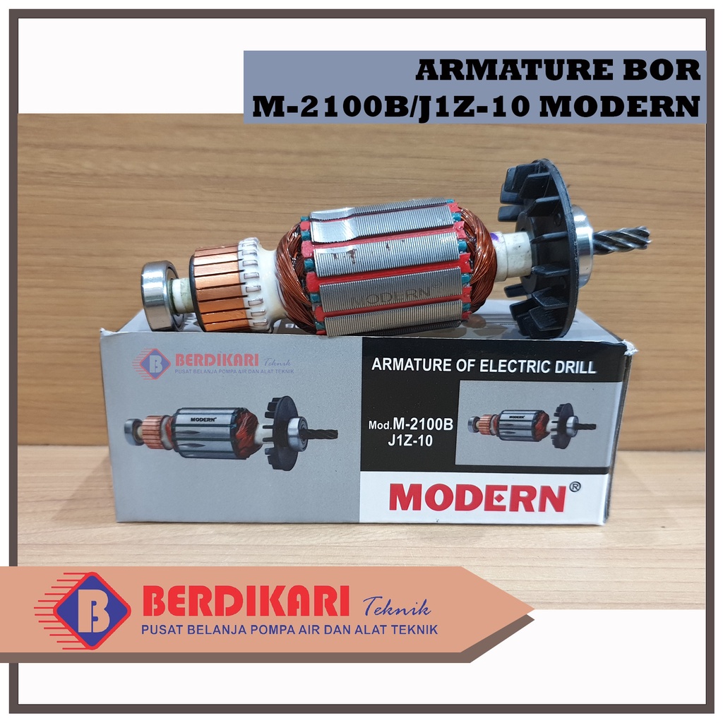 Modern Armature Bor 10mm M2100B J1Z-10 / Angker Bor 10mm M2100 Modern