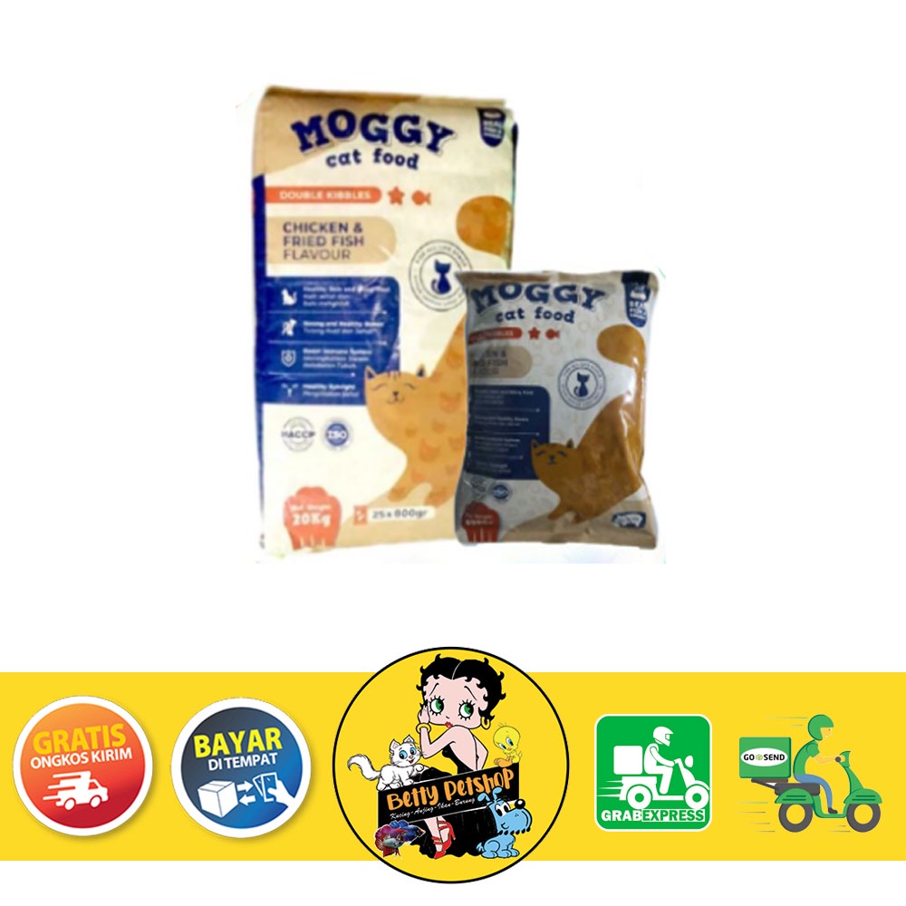 Makanan Kucing MOGGY CAT FOOD 20kg