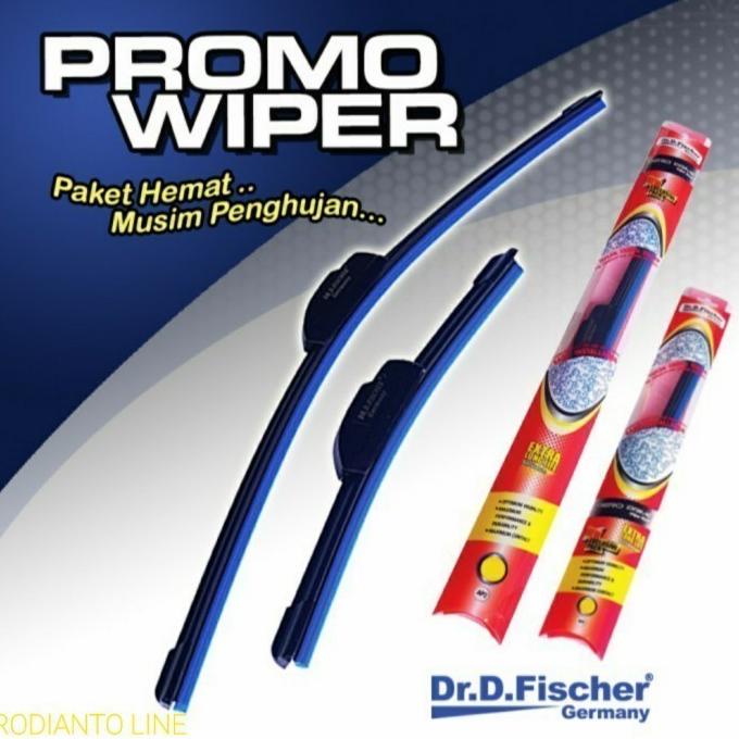 WIPER MOBIL- WIPER DEPAN HONDA BRIO 22IN/16IN DR.D.FISCHER GERMANY rod14 Kualitas Baik