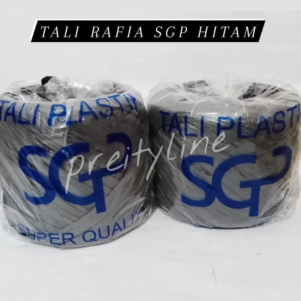 

(R5F5) ★ Tali Rafia SGP Warna Hitam //Harga@diskon
