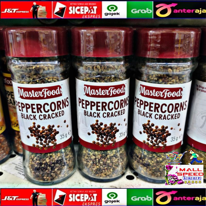 

Masterfoods PepperCorns Black Cracked Masterfood Master Foods Food 35g