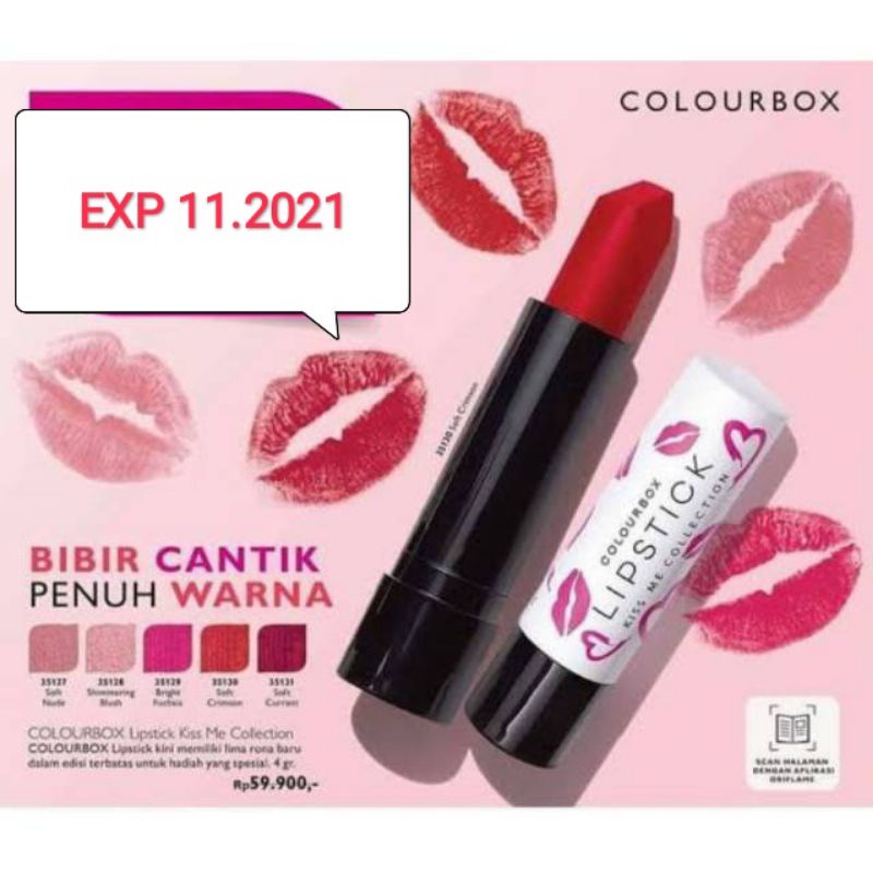 Alami lipstik colourbox kiss me collection