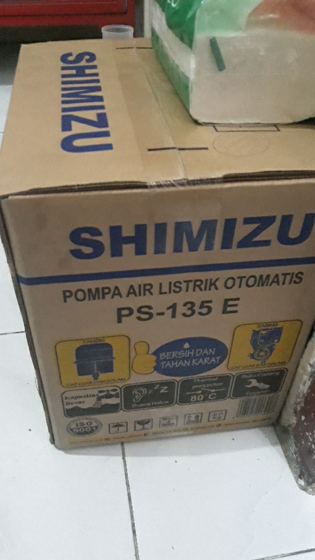 Pompa Air Listrik Sumur Dangkal Otomatis Shimizu Ps-135e / Ps 135e