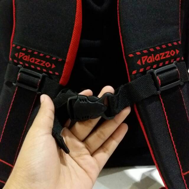 Tas backpack palazzo tas ransel sekolah murah warna hitam