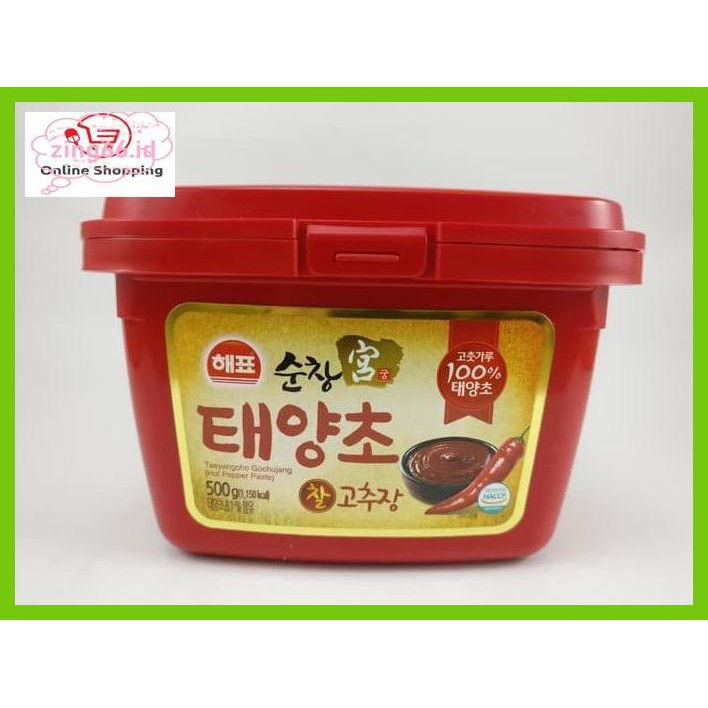 

4R6Ey46- Sajo Gochujang / Sambal Pasta Korea/ Hot Pepper Paste- 500Gr R7Eye59-