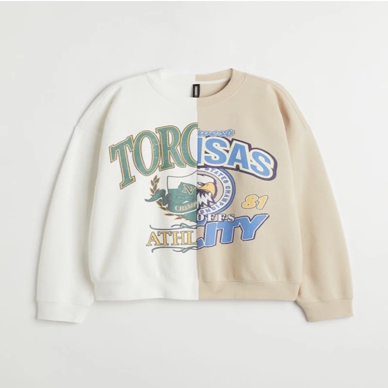 TOROSAS COMBIE Sweater Crewneck Oblong Oversize | Outerwear Wanita Bahan Fleece Tebal Kekinian Korean Style
