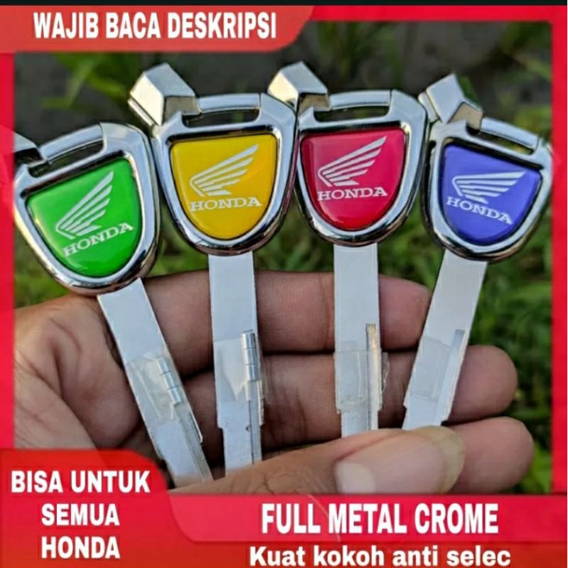Bahan Duplikat/Key KUNCI VARIASI CROME BEAT VARIO SCOOPY SPACY CBR 150 CB 150 MEGAPRO NEW VERZA SONI