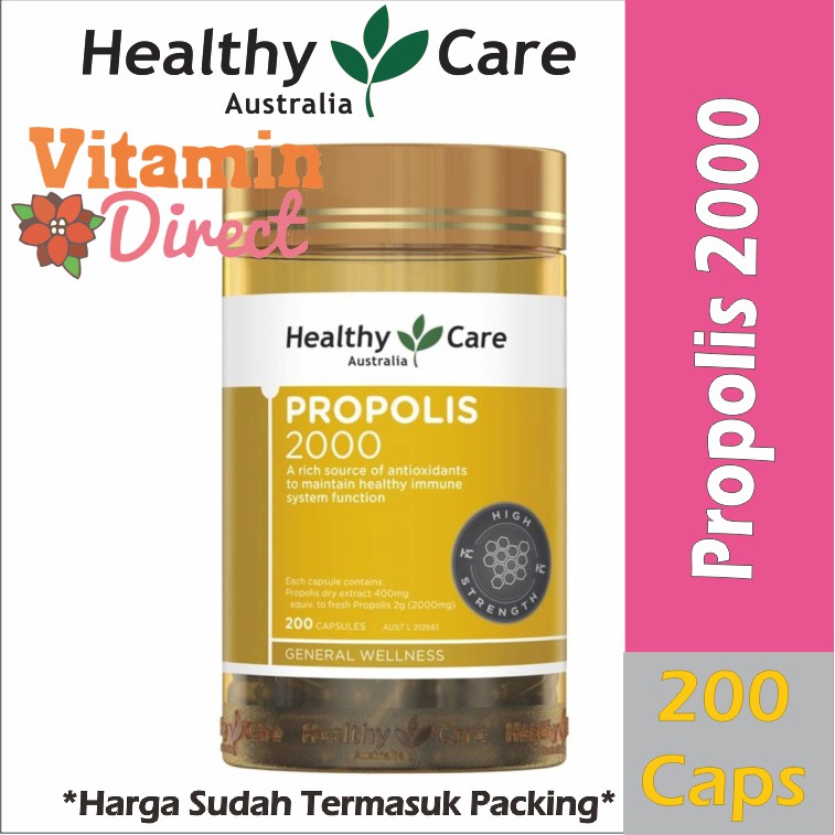Healthy Care Propolis 2000 mg 200 capsules