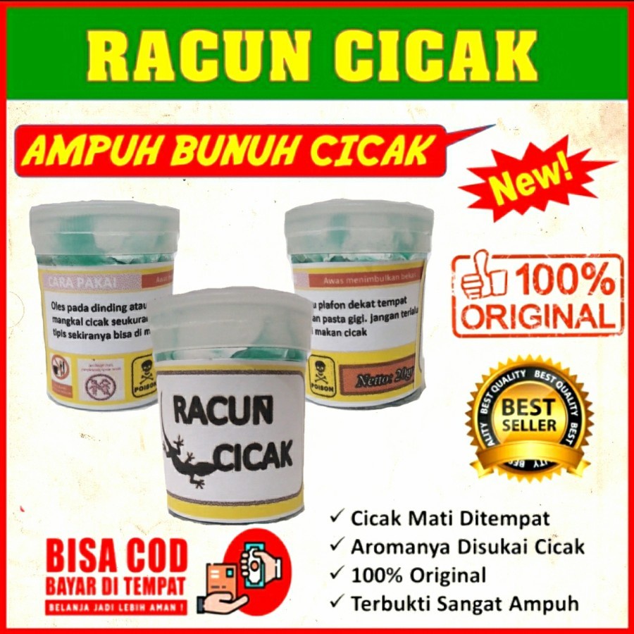 RACUN CICAK Herbal Ampuh Racak SALEP Herbal Asli Obat Pembasmi Cicak Dan Tokek