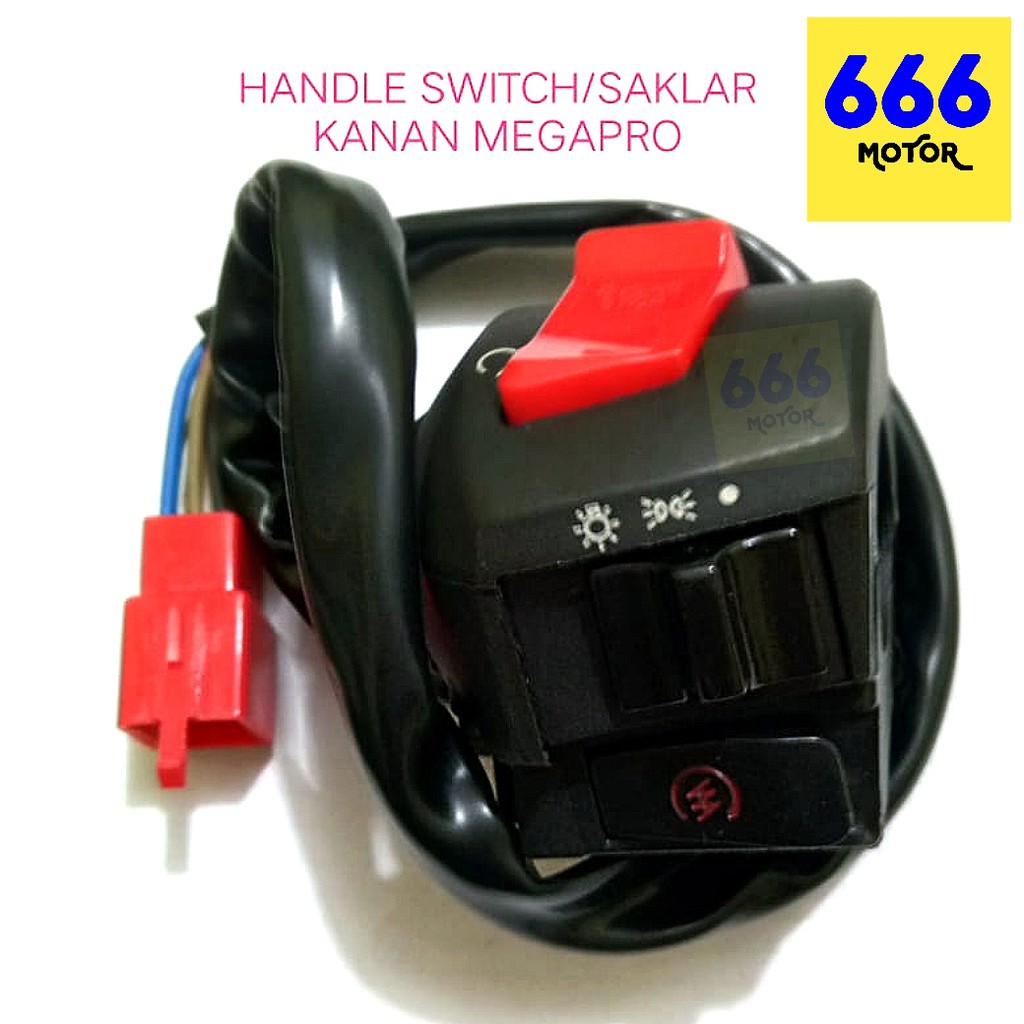 666MOTOR HOLDER SAKLAR KANAN RH HONDA MEGA PRO