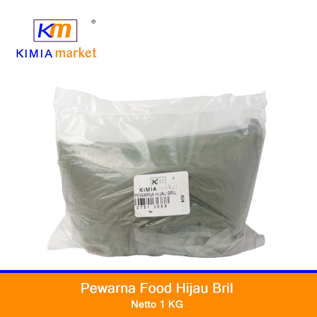 

Pewarna Food Hijau / Apple Green Makanan Warna Hijau Brill 1kg / Food Color Green Brill / Powder Food Grade / Pewarna Kue / Pewarna Minuman