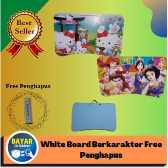 

Terbaru White Board Anak Berbagai Karakter/White Board Free Penghapus