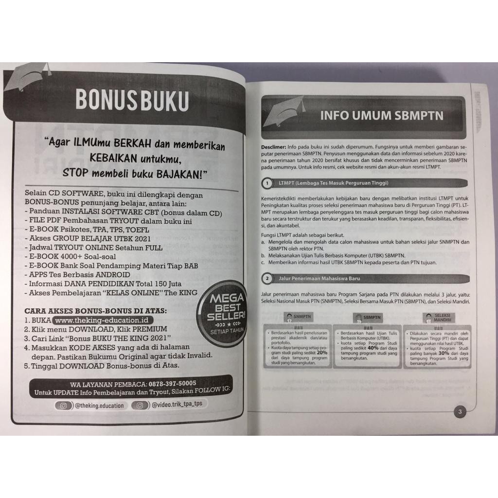 The King SBMPTN SOSHUM 2023 + The King TPS UTBK 2023 Paket Super Lengkap Buku SBMPTN 2023-5