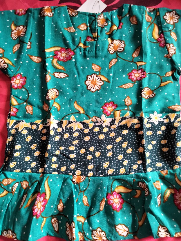 Setelan Anak Perempuan Batik Pekalongan Murah Size 5 Tahun