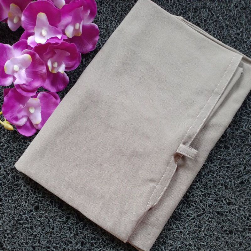 ( ORIGINAL ALDHANS 022) BERGO SHAFA AL-DHANS HIJAB | JILBAB INSTAN | KERUDUNG KEKINIAN | KHIMAR CANTIK-Latte