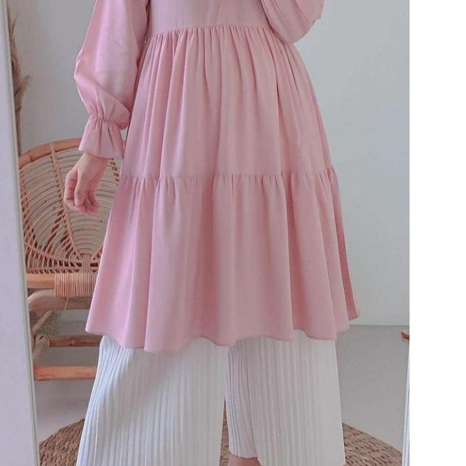 IL - ATASAN MUSLIM WANITA JUMBO | SORAYA TUNIK POLOS JUMBO WANITA MUSLIM