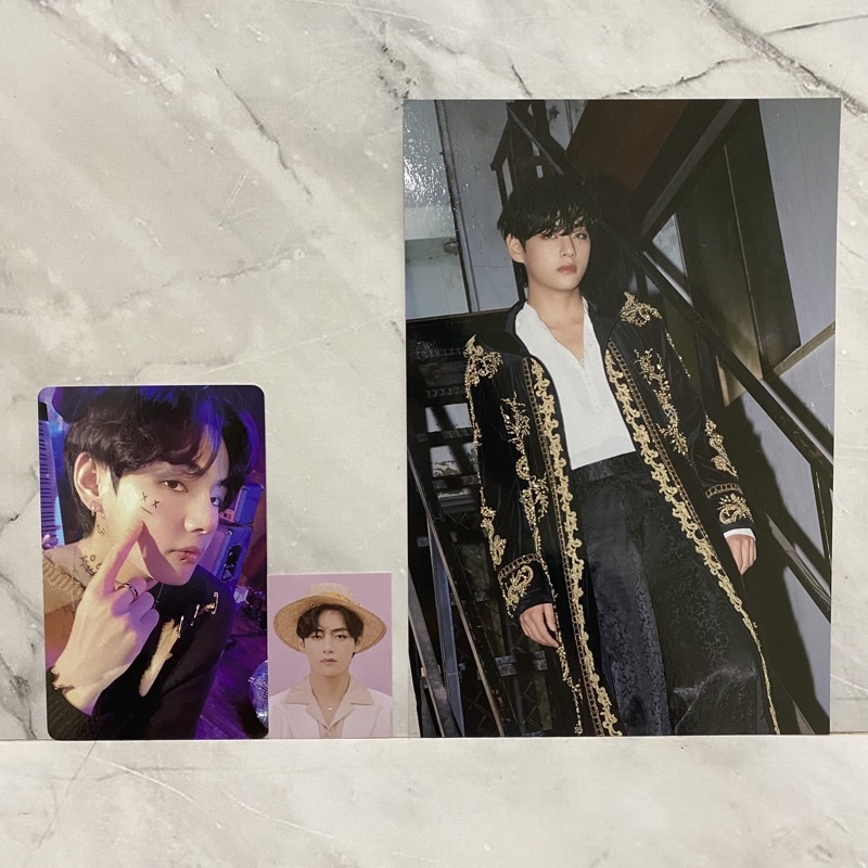 Ready BTS season's greetings 2022 sg22 sharing photocard set id card postcard posca pc V TAEHYUNG of