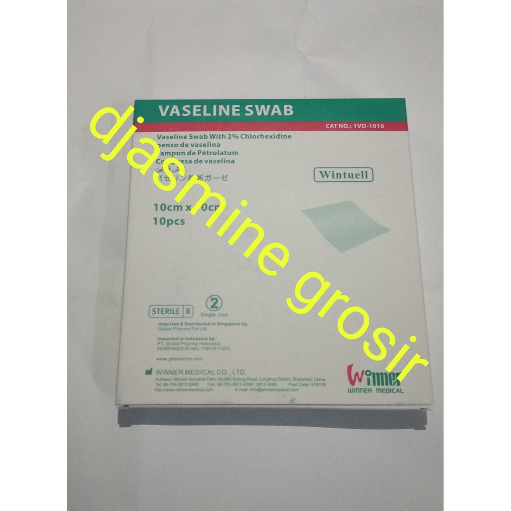 Vaseline Swab 10x10 Cm/ Kasa Steril Vaseline Swab