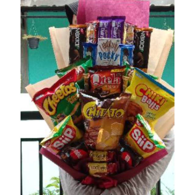 

Buket snack buket wisuda