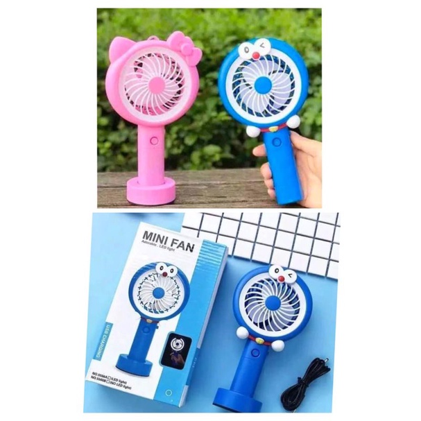 Kipas Angin Genggam Portable SX116 - Handy Mini Fan SX-115 SX-116 Rechargeable - Kipas Angin Mini Karakter