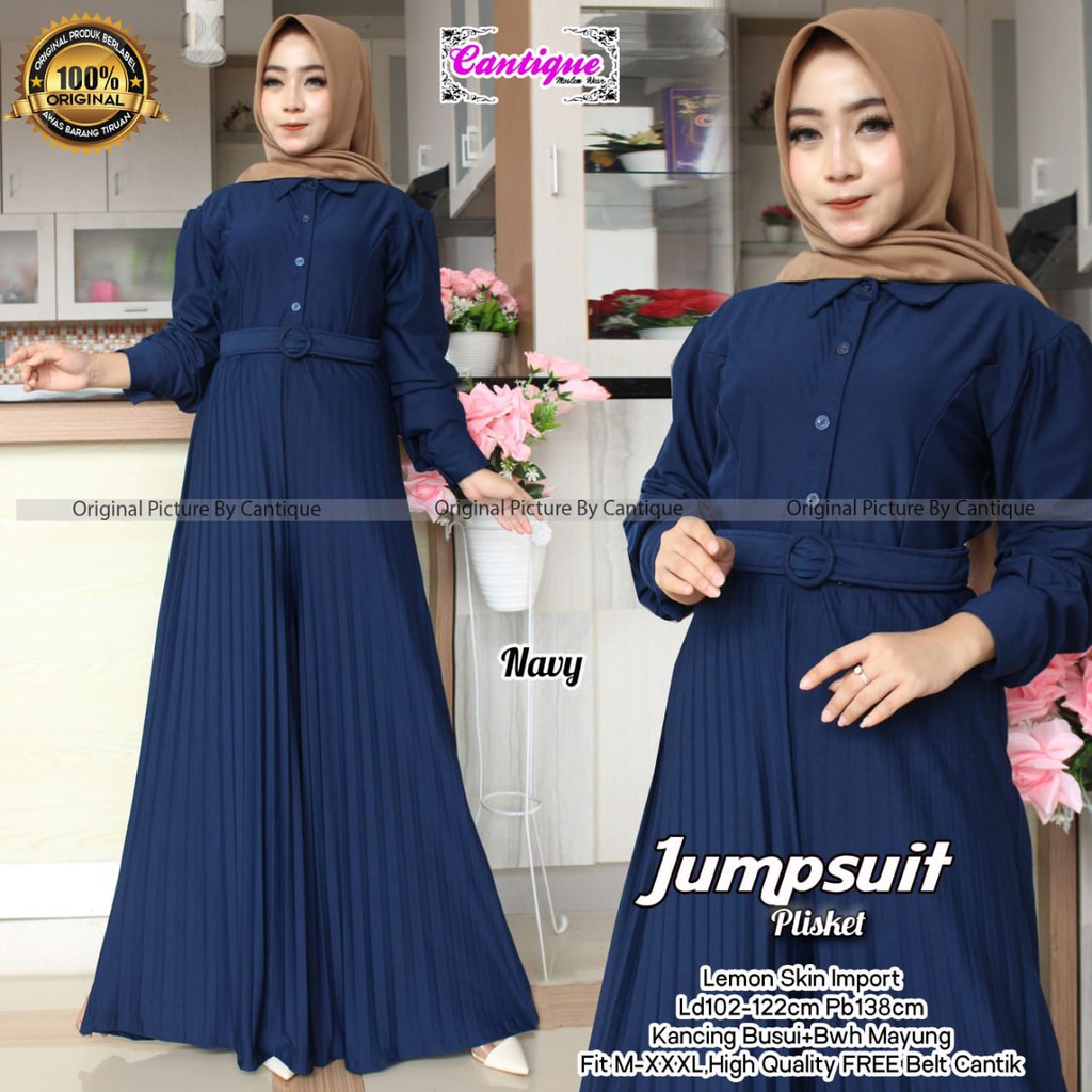 JUMPSUIT Plisket By CANTIQUE