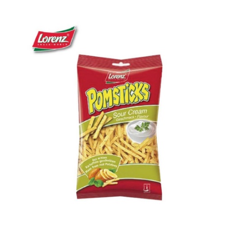 Lorenz Pomsticks Sour Cream Snacks 100 gr | Snack Potato Stick