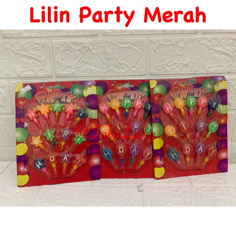 

Lilin Party Merah