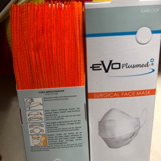  Masker  EVO  Plusmed 3 Ply Masker  Wajah 3Ply Plus  Med  