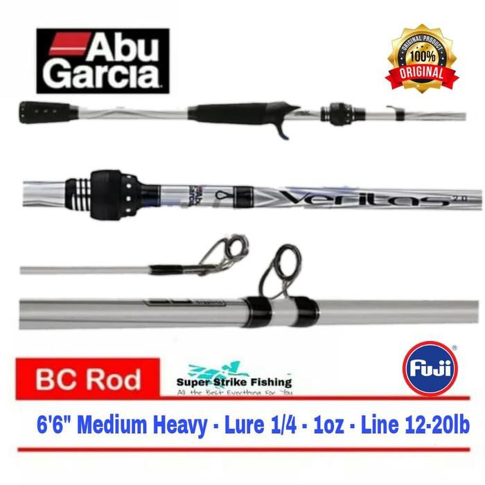 alat pancing mantul habis Rod Joran BC / Baitcasting Abu Garcia Veritas 662 12-20lb Original