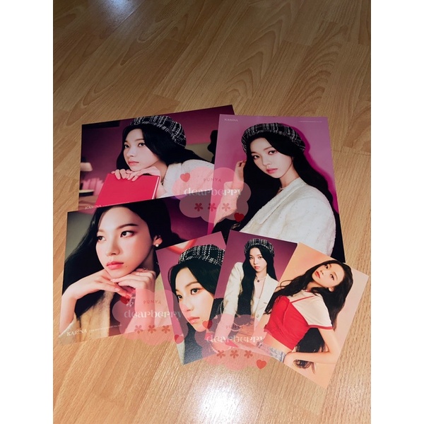 Season Greeting 2022 (SG22) aespa Winter / Karina / Giselle - A4 Poster set / Photoset (3 pcs) Karin