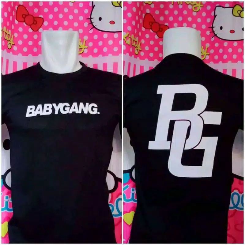 COD|KAOS SABLON DEPAN BELAKANG BABYGANG|KAOS PRIA WANITA