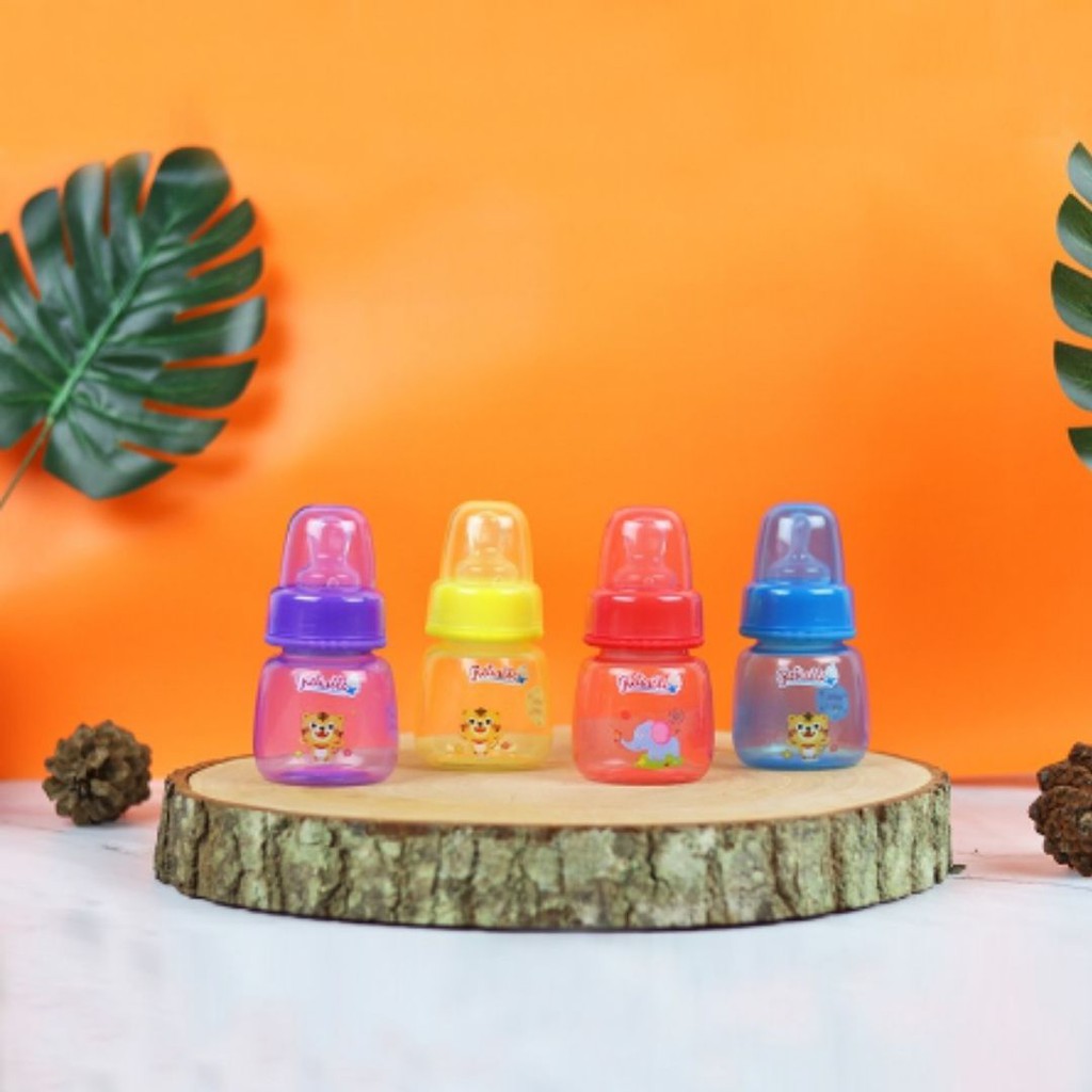 Botol susu warna reliable PP dot gepeng ortho, bahan tebal antipecah, bpafree, foodgrade, menkes